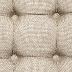 Safavieh Charlene Tufted Cocktail Ottoman - Glamorous Vintage-Inspired Centerpiece For Modern Living Spaces Antique Gold MCR4638G