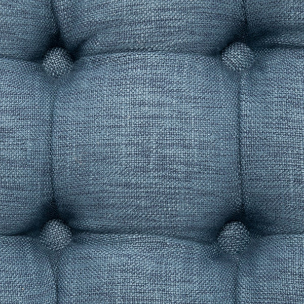 Safavieh Charlene Tufted Cocktail Ottoman - Glamorous Vintage-Inspired Centerpiece For Modern Living Spaces Navy MCR4638H