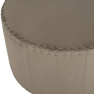 Safavieh Sherri Ottoman Mushroom - Stylish Multi-functional Bench For Home Decor & Comfortable Seating Mushroom  Mcr4640e