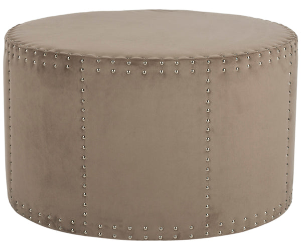 Safavieh Sherri Ottoman Mushroom - Stylish Multi-functional Bench For Home Decor & Comfortable Seating Mushroom  Mcr4640e