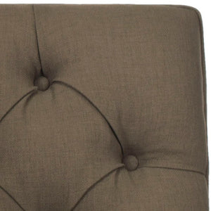 Safavieh Jack Tufted Corner Chair - Cozy Accent Seat With Button Tufting And Modern Angular Design For Living Rooms Olive MCR4643A