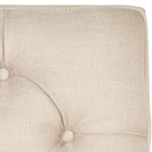 Safavieh Jack Tufted Corner Chair - Cozy Accent Seat With Button Tufting And Modern Angular Design For Living Rooms Antique Gold MCR4643C