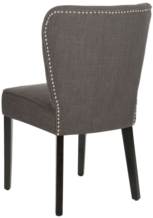 Safavieh Clifford Stylish Charcoal Side Chair - Modern Dining Furniture For Elegant Home Décor Charcoal  Mcr4657a