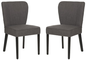 Safavieh Clifford Stylish Charcoal Side Chair - Modern Dining Furniture For Elegant Home Décor Charcoal  Mcr4657a