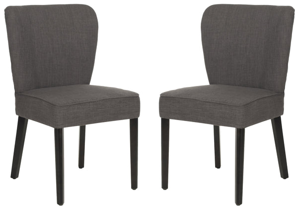 Safavieh Clifford Stylish Charcoal Side Chair - Modern Dining Furniture For Elegant Home Décor Charcoal  Mcr4657a