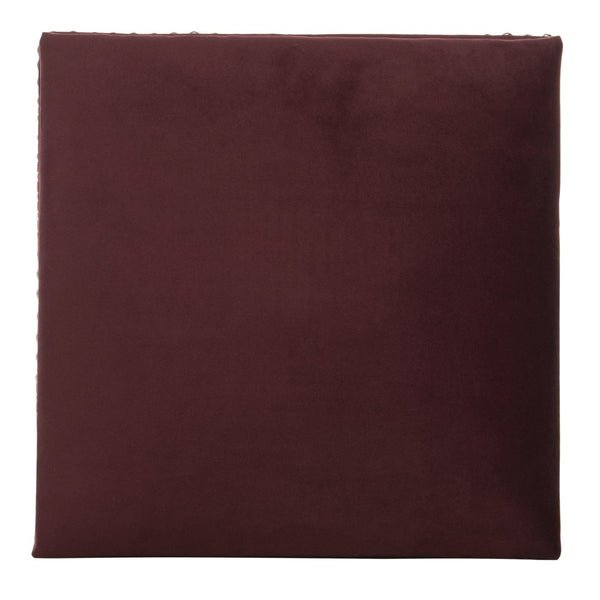 Safavieh Deidra Ottoman - Stylish Spanish-Inspired Design With Hidden Storage And Elegant Silver Nail Heads Bordeaux MCR4663K