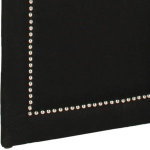 Safavieh Darcy Screen - Elegant Three-Panel Room Divider With Black Linen & Silver Nail Heads For Glamour MCR4665A