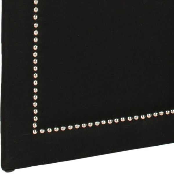 Safavieh Darcy Screen - Elegant Three-Panel Room Divider With Black Linen & Silver Nail Heads For Glamour MCR4665A