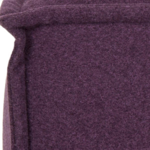Safavieh Elaine Modern Pouf - Chic Plum Accent Seat, Plush Footrest & Versatile Decor For Any Space MCR4667B