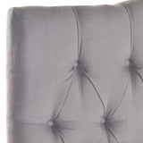 Safavieh Axel Arctic Grey Tufted Headboard Arctic Grey MCR4682C