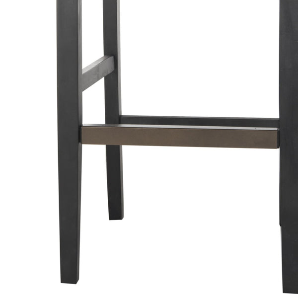 Safavieh Tiffany Tufted Bar Stool - Modern Elegance With Plush Upholstery & Sturdy Birch Legs For Comfort MCR4695A