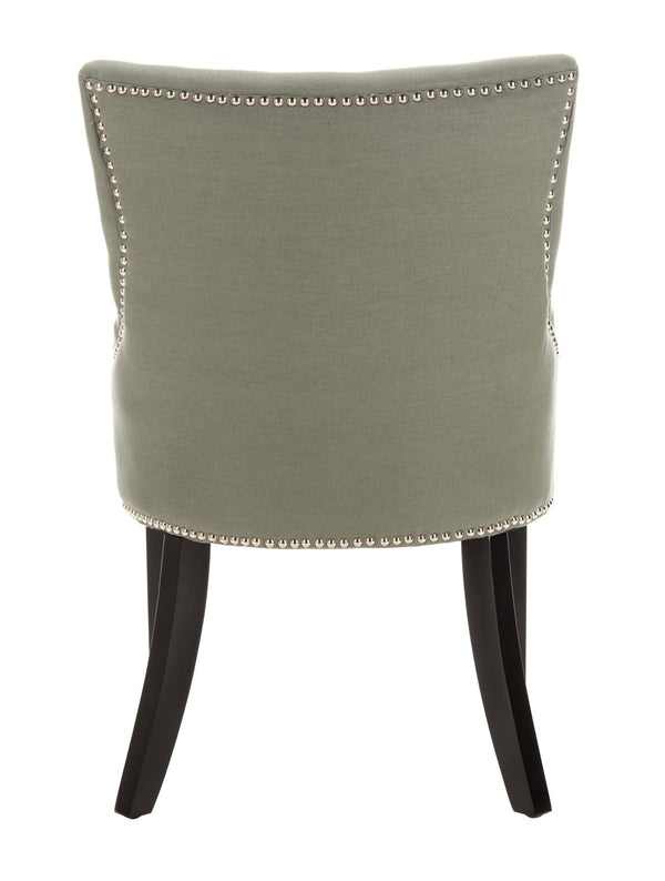 Safavieh Lotus Dining Chair - Elegant Leather Design For Modern Homes, Perfect For Stylish Dining Spaces Seamist  Mcr4700d