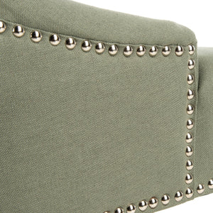 Safavieh Lotus Dining Chair - Elegant Leather Design For Modern Homes, Perfect For Stylish Dining Spaces Seamist  Mcr4700d