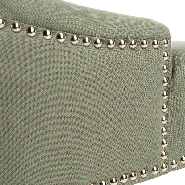 Safavieh Lotus Dining Chair - Elegant Leather Design For Modern Homes, Perfect For Stylish Dining Spaces Seamist  Mcr4700d