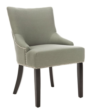 Safavieh Lotus Dining Chair - Elegant Leather Design For Modern Homes, Perfect For Stylish Dining Spaces Seamist  Mcr4700d