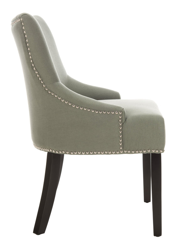 Safavieh Lotus Dining Chair - Elegant Leather Design For Modern Homes, Perfect For Stylish Dining Spaces Seamist  Mcr4700d