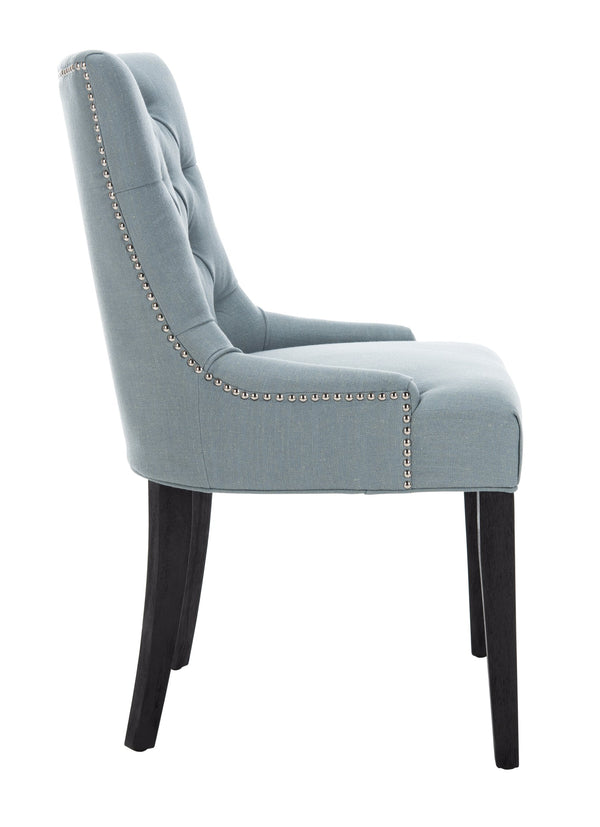 Safavieh Abby Dining Chair In Sky Blue - Elegant & Comfortable Side Chair For Modern Dining Spaces Sky Blue  Mcr4701n