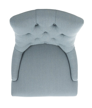 Safavieh Abby Dining Chair In Sky Blue - Elegant & Comfortable Side Chair For Modern Dining Spaces Sky Blue  Mcr4701n