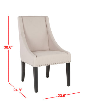 Safavieh Britannia Dining Chair In Elegant Taupe - Stylish Comfort For Modern Dining Spaces, M2 Collection Taupe  Mcr4702c