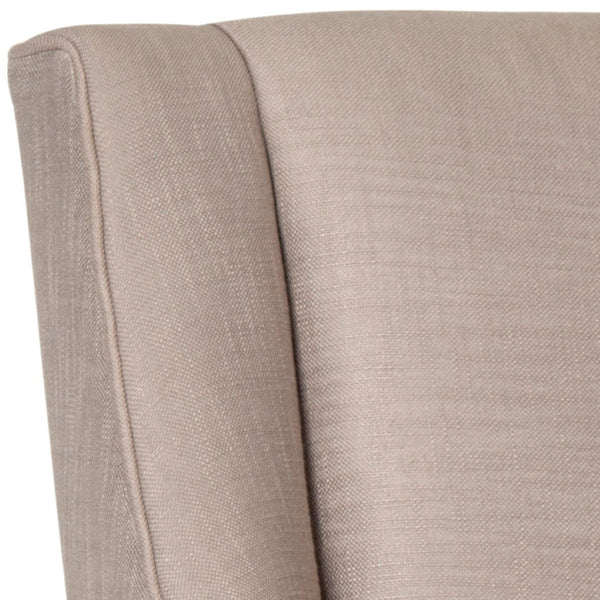 Safavieh MORRIS Sloping Arm Chair Set in Oyster Grey – Elegant Comfort, Tapered Legs, and Timeless Design MCR4708B-SET2