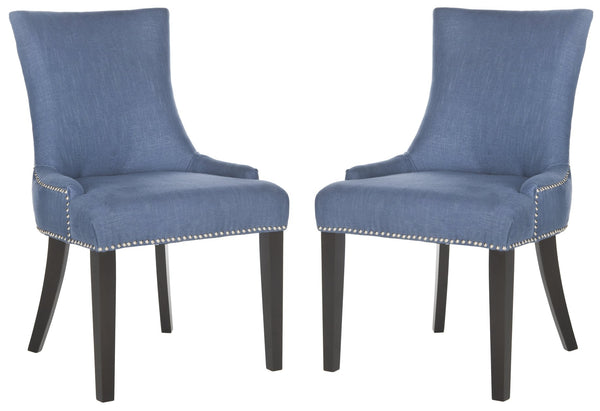 Safavieh Lester Dining Chair - Elevate Your Dining Space With Timeless Elegance And Modern Comfort Design Navy  Mcr4709ae
