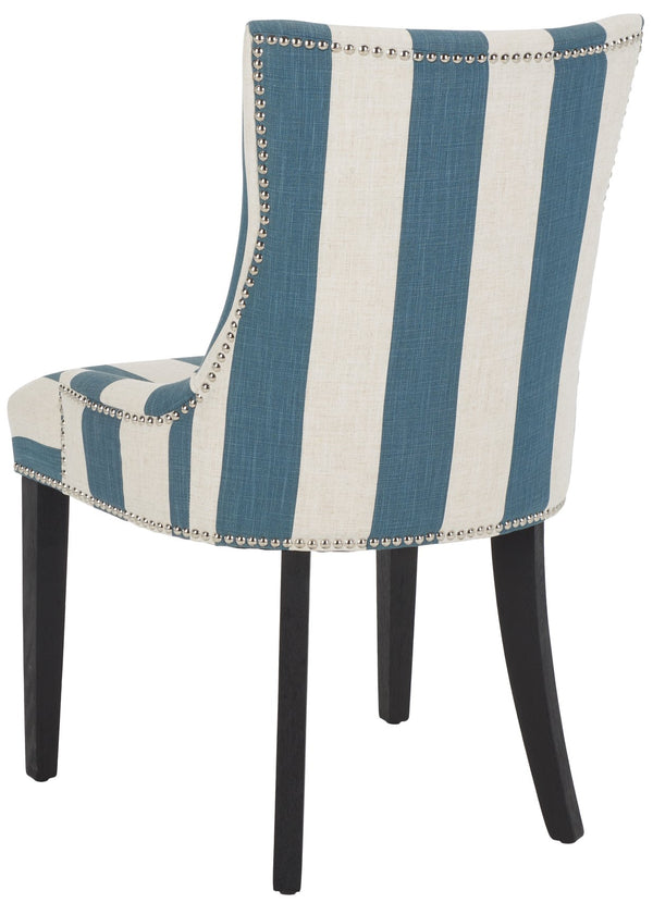 Safavieh Lester Dining Chair - Elevate Your Dining Space With Timeless Elegance And Modern Comfort Design Blue ,White  Mcr4709aj
