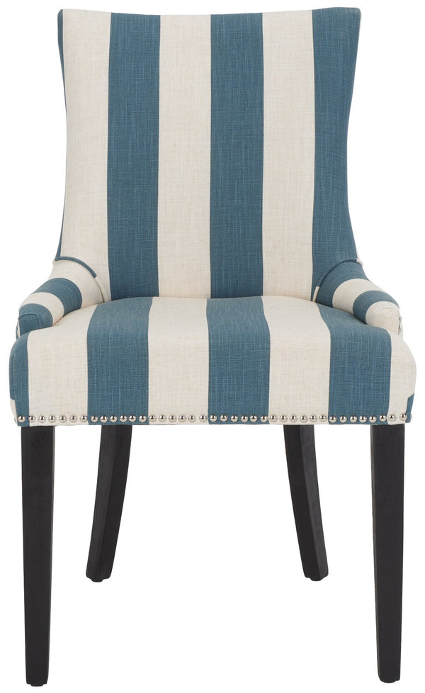 Safavieh Lester Dining Chair - Elevate Your Dining Space With Timeless Elegance And Modern Comfort Design Blue ,White  Mcr4709aj