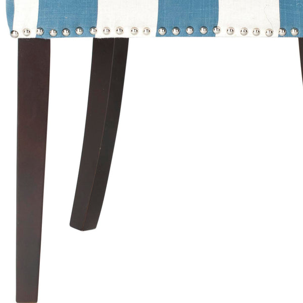 Safavieh Lester Dining Chair - Elevate Your Dining Space With Timeless Elegance And Modern Comfort Design Blue ,White  Mcr4709aj