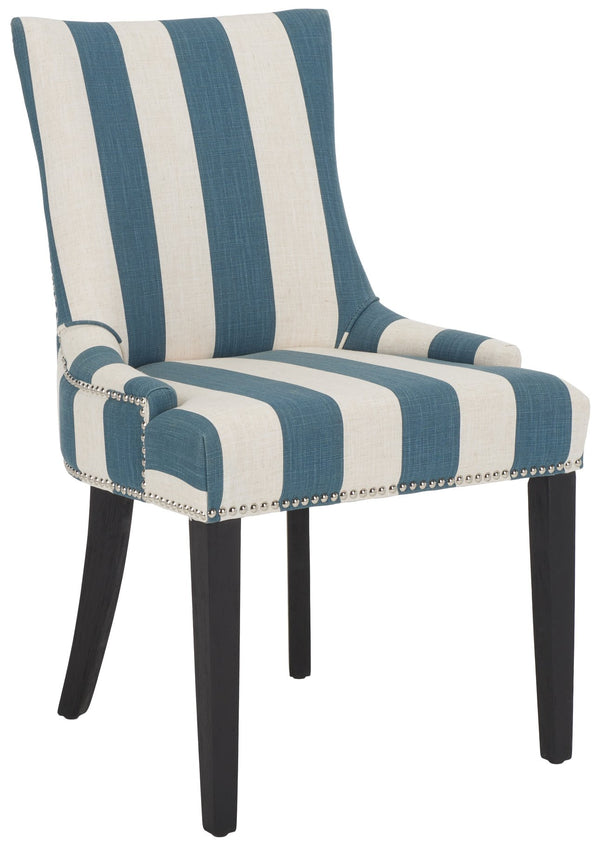 Safavieh Lester Dining Chair - Elevate Your Dining Space With Timeless Elegance And Modern Comfort Design Blue ,White  Mcr4709aj