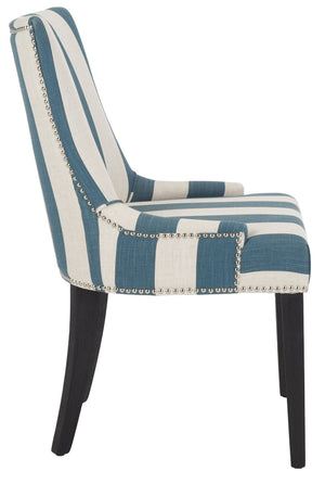 Safavieh Lester Dining Chair - Elevate Your Dining Space With Timeless Elegance And Modern Comfort Design Blue ,White  Mcr4709aj