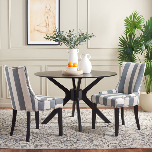 Safavieh Lester Dining Chair - Elevate Your Dining Space With Timeless Elegance And Modern Comfort Design Grey ,White  Mcr4709at