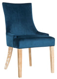 Safavieh Lester 19''H Dining Chair - Set of 2 Navy MCR4709AV-SET2