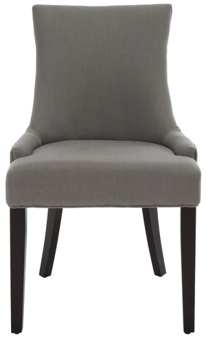 Safavieh Lester Dining Chair – Elegant Transitional Design With Birch Wood Legs For Timeless Dining Style Granite Wood,Fabric,Foam Mcr4709b-set2