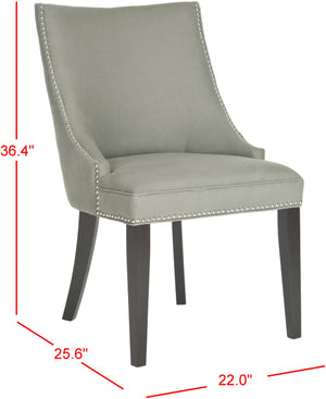 Safavieh Afton Side Chair Granite - Stylish Dining Essential For Modern Homes, Comfortable & Durable Design Granite  Mcr4715c