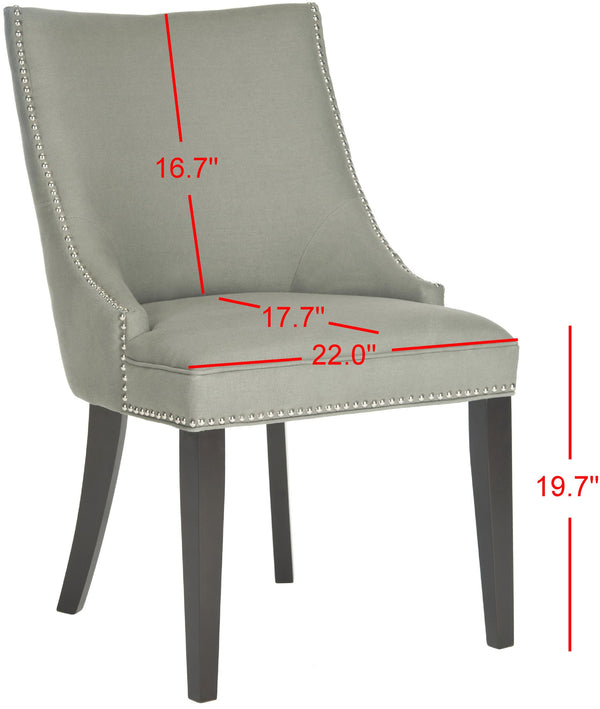 Safavieh Afton Side Chair Granite - Stylish Dining Essential For Modern Homes, Comfortable & Durable Design Granite  Mcr4715c