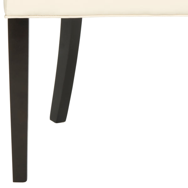 Safavieh Harlow Ring Chair - Elegant Dining Accent With Stylish Design For Modern Home Interiors And Comfort Flat Cream  Mcr4716b