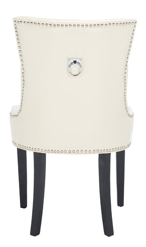 Safavieh Harlow Ring Chair - Elegant Dining Accent With Stylish Design For Modern Home Interiors And Comfort Flat Cream  Mcr4716b