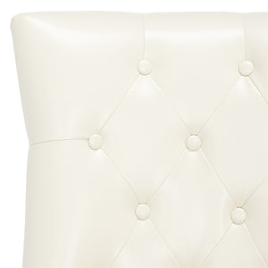 Safavieh Harlow Ring Chair - Elegant Dining Accent With Stylish Design For Modern Home Interiors And Comfort Flat Cream  Mcr4716b