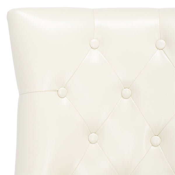 Safavieh Harlow Ring Chair - Elegant Dining Accent With Stylish Design For Modern Home Interiors And Comfort Flat Cream  Mcr4716b