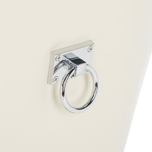 Safavieh Harlow Ring Chair - Elegant Dining Accent With Stylish Design For Modern Home Interiors And Comfort Flat Cream  Mcr4716b