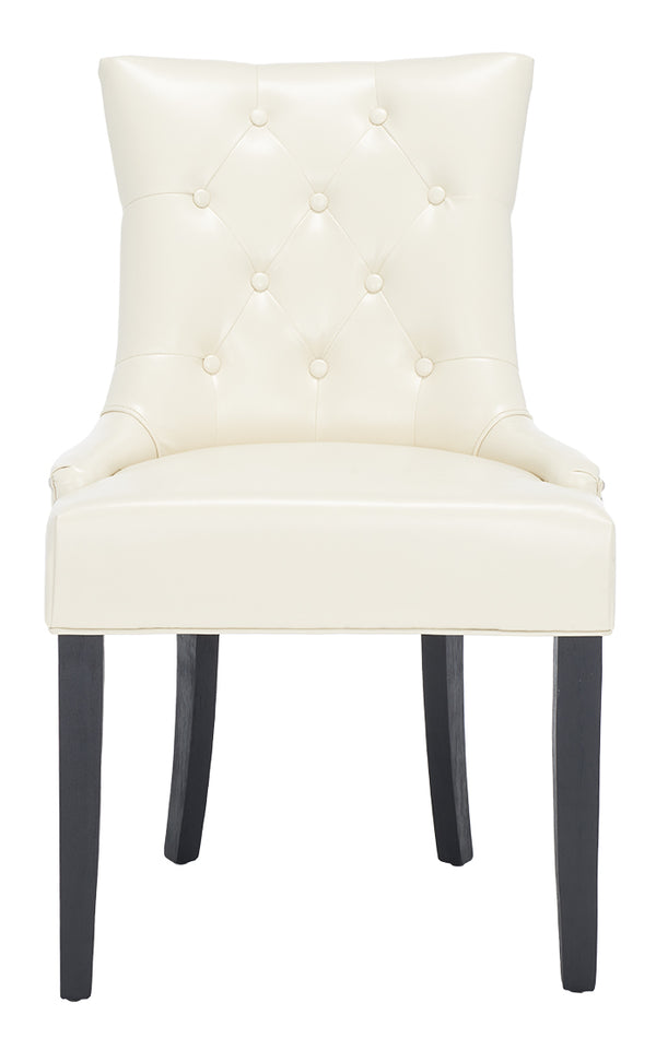 Safavieh Harlow Ring Chair - Elegant Dining Accent With Stylish Design For Modern Home Interiors And Comfort Flat Cream  Mcr4716b