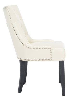 Safavieh Harlow Ring Chair - Elegant Dining Accent With Stylish Design For Modern Home Interiors And Comfort Flat Cream  Mcr4716b