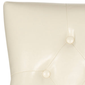 Safavieh Harlow Ring Chair - Elegant Dining Accent With Stylish Design For Modern Home Interiors And Comfort Flat Cream  Mcr4716b