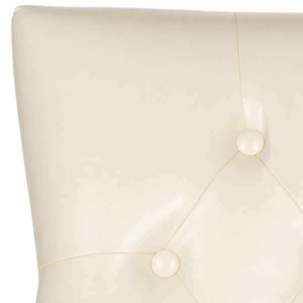 Safavieh Harlow Ring Chair - Elegant Dining Accent With Stylish Design For Modern Home Interiors And Comfort Flat Cream  Mcr4716b