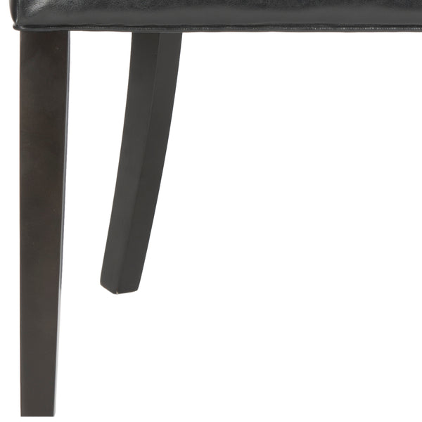 Safavieh Harlow Ring Chair - Elegant Dining Accent With Stylish Design For Modern Home Interiors And Comfort Black  Mcr4716c