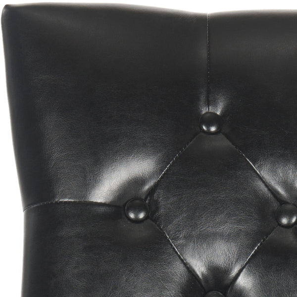 Safavieh Harlow Ring Chair - Elegant Dining Accent With Stylish Design For Modern Home Interiors And Comfort Black  Mcr4716c