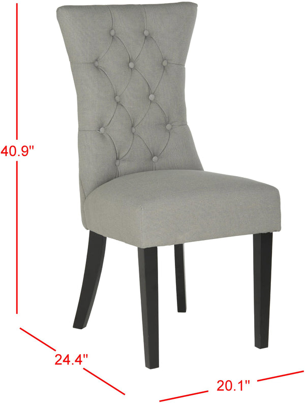 Safavieh Columbo Side Chair Granite - Elegant Dining Chair With Modern Design For Stylish Home Interiors Granite  Mcr4719b