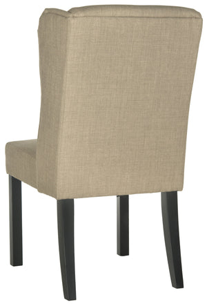 Safavieh Hayden Wingback Chair In Grey - Stylish Comfort For Dining Spaces, Modern Design, M2 Collection Grey  Mcr4810b