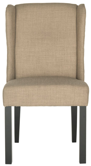 Safavieh Hayden Wingback Chair In Grey - Stylish Comfort For Dining Spaces, Modern Design, M2 Collection Grey  Mcr4810b