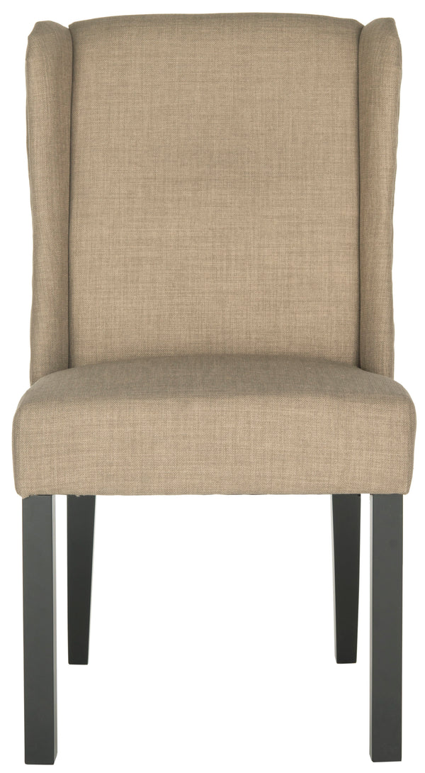 Safavieh Hayden Wingback Chair In Grey - Stylish Comfort For Dining Spaces, Modern Design, M2 Collection Grey  Mcr4810b